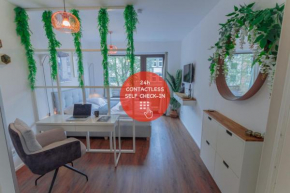 Design Studio nahe Messe und HBF mit WLAN und Netflix